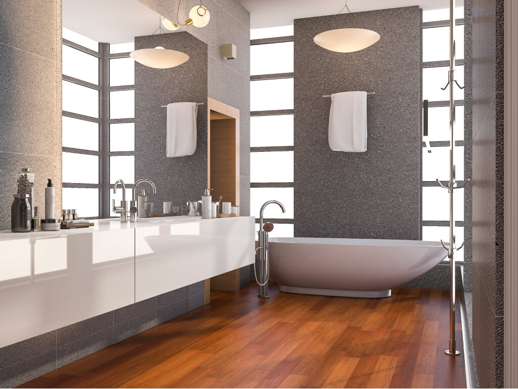 3d Rendering Grey Stainless